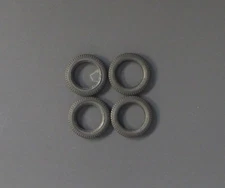 Hobby Boss 1/35th Scale Soviet BA-6 Armored Car -  4 Tires from Kit No. 83839