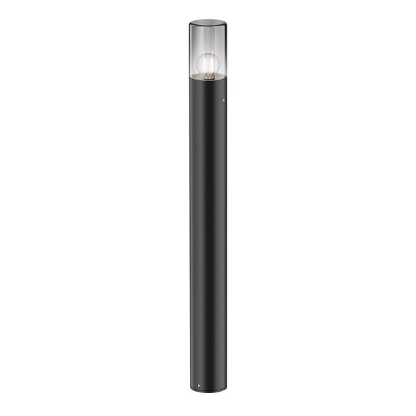 Pollerleuchte Garten Aluminium Glas Graphit IP54 80 Cm E27 Wegeleuchte Blendarm-image