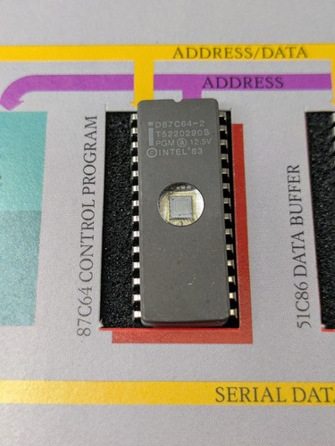 Kit conception microcontrôleur Intel CHMOS vintage - 1985 80c31bh 87c64 51c86 - Photo 10/20
