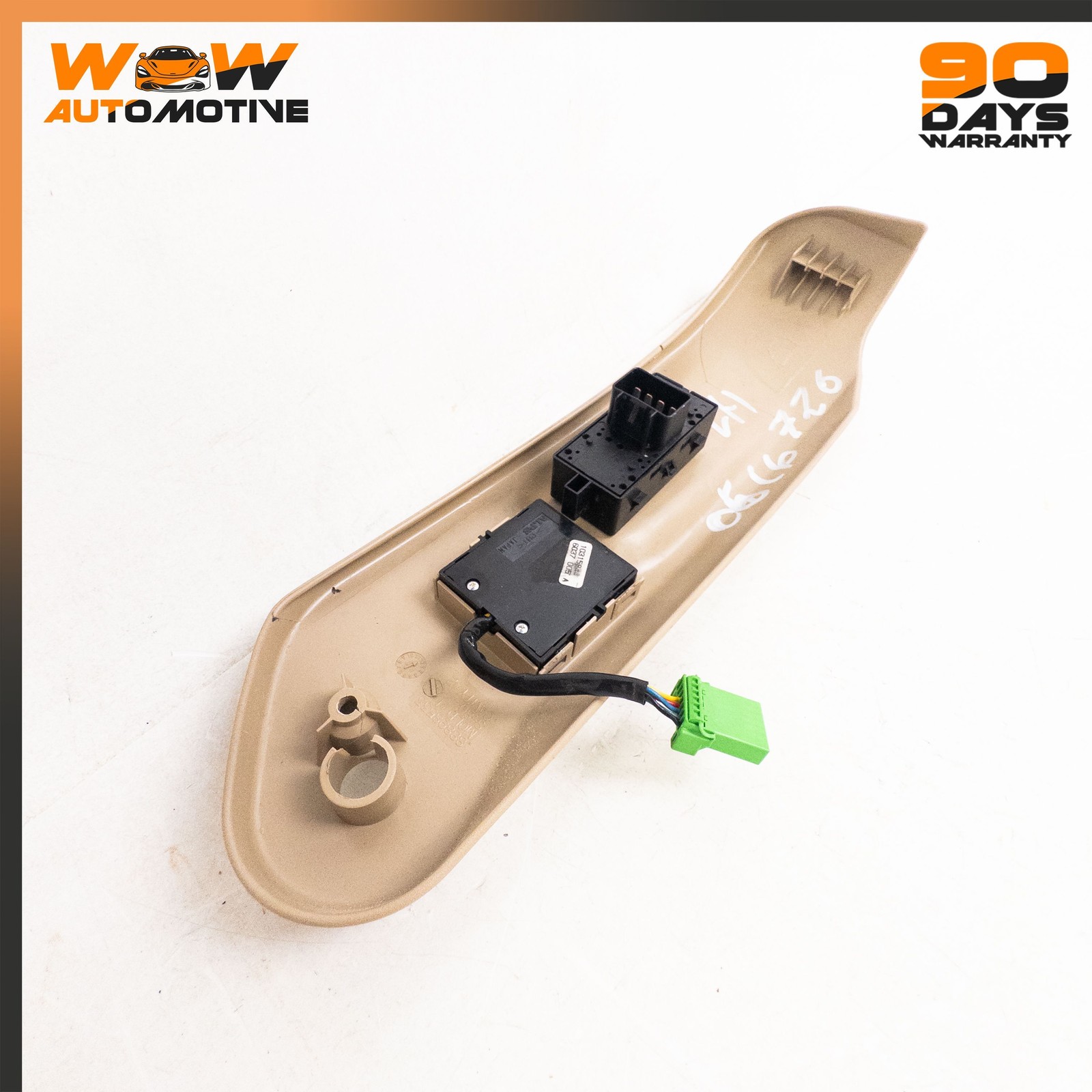05-13 CHEVROLET CORVETTE C6 FRONT LEFT SEAT CUSHION PANEL SWITCH ASSEMBLY OEM