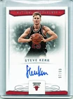 2017-18 National Treasures Steve Kerr Signatures Auto #S-SKR (97/99)