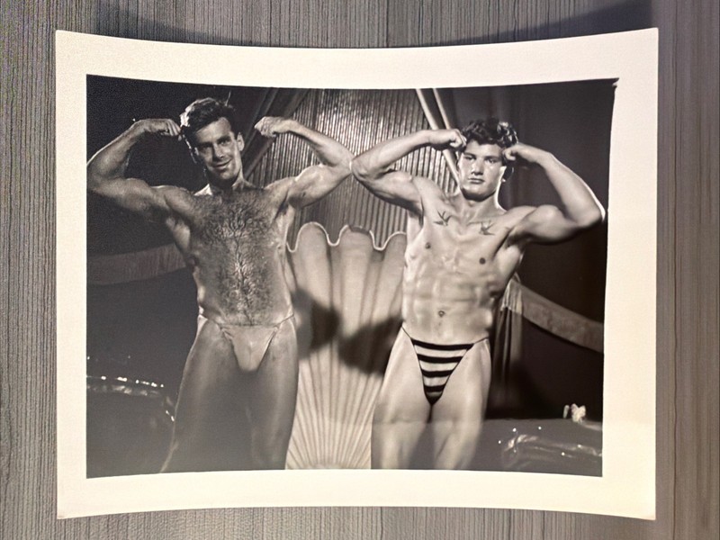 Vintage | Original Print | AMG | Bob Mizer | 4X5 | Photo | Gay Posing Strap Era
