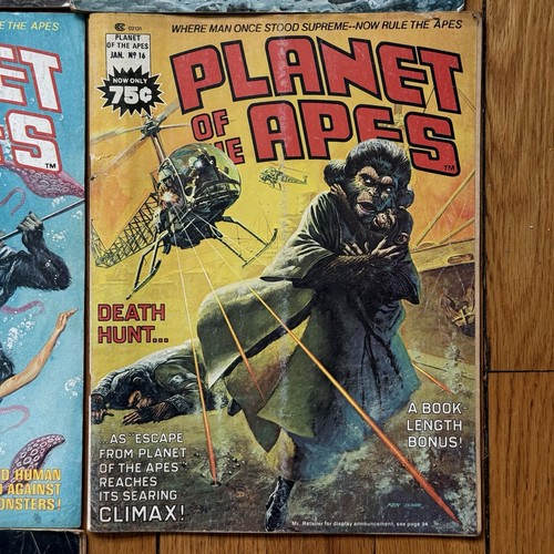 VINTAGE 1970s POTA Planet of the Apes Curtis Magazines #1-3 #5-20 19 Issue Lot - Picture 10 of 24
