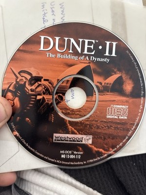 Dune II: The Building of a Dynasty (MS-DOS CD-ROM) Westwood Studios RTS Classic