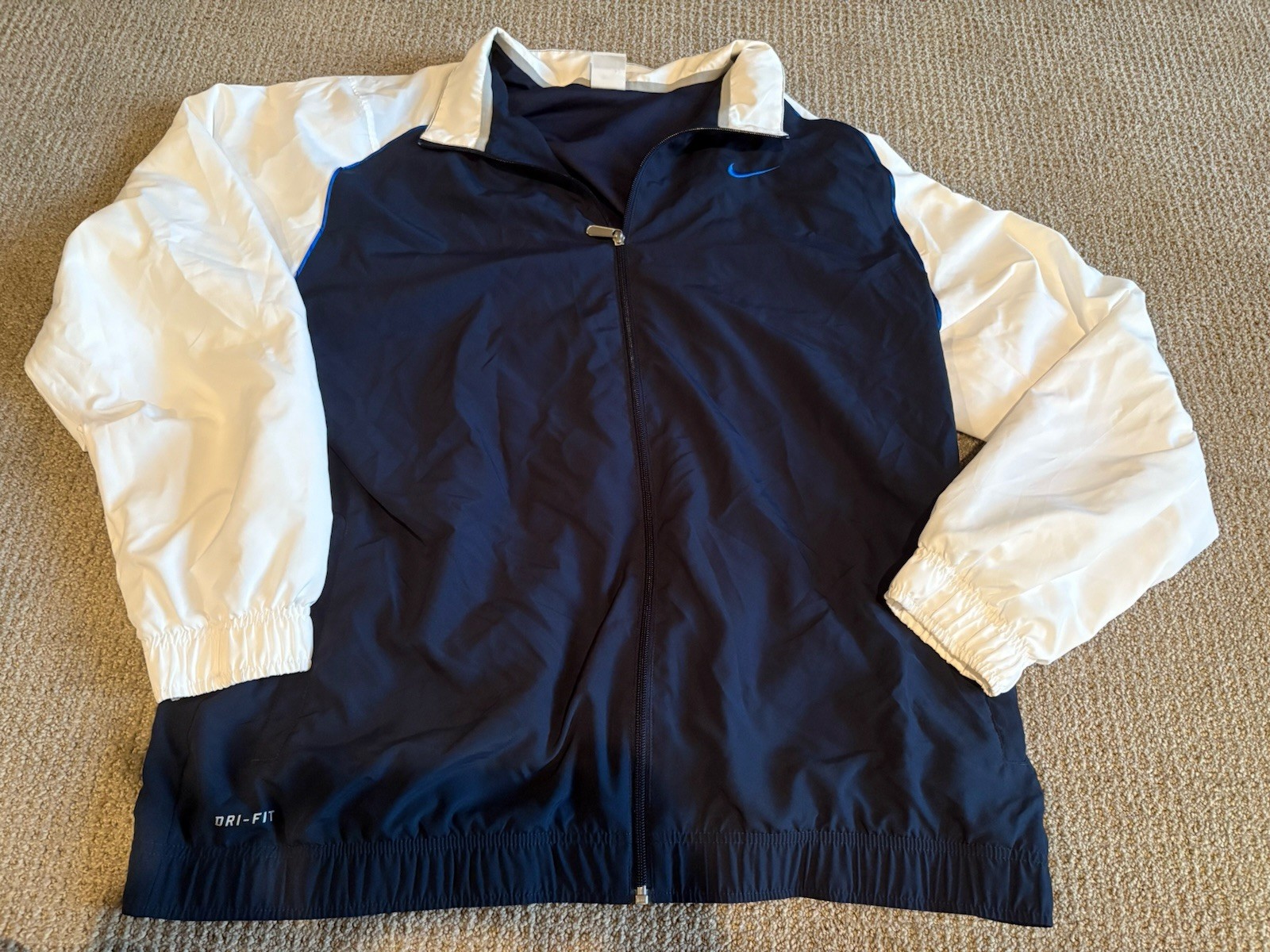 SACAI X NIKE Giacca a vento vintage Nike uomo XXL nero grigio Dri Fit leggera outdoor