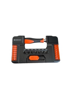 37pc PRECISION SCREWDRIVER SET EXTENDING SPINNER HANDLE AND CASE VARIOUS