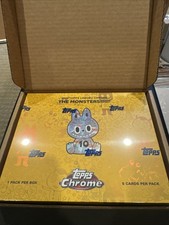 2025 Topps Chrome Labubu Cards Sealed Hobby Box 10th Anniversary The Monsters
