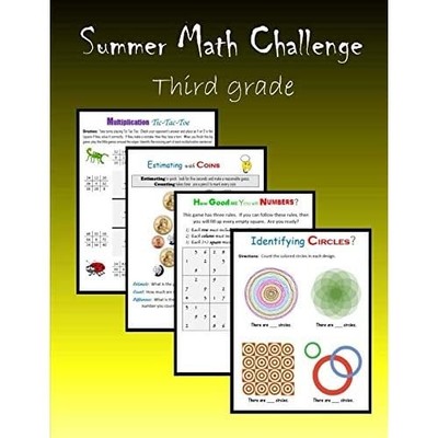 Summer Math Challenge: Third Grade -  NEW C. Mahoney 2015