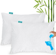 Toddler Pillowcase Protector 2 Pack, Waterproof Pillowcase Cover