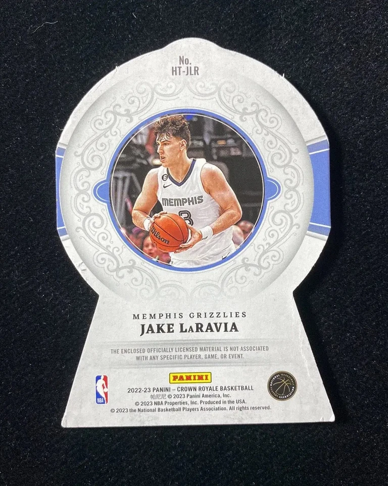 2022-23 Panini Crown Royale RC Heirs to the Throne Jake LaRavia Patch KM022 - Image 2 of 4