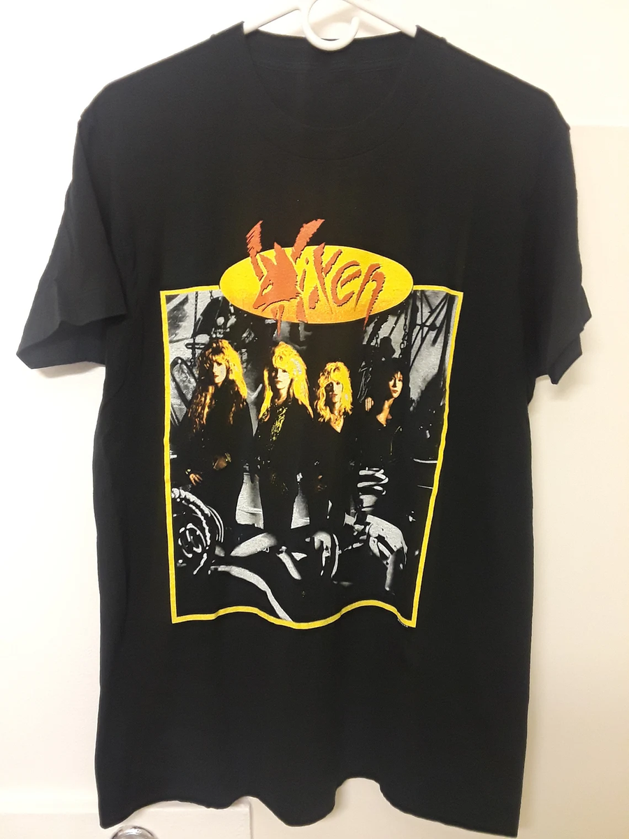 Vixen Band Music For Lovers Black T-Shirt Cotton Full Size 7D1666