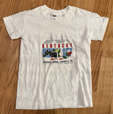 Vintage 1991 Kentucky Derby 117 Churchill Downs Tee Shirt Youth Size L 14-16