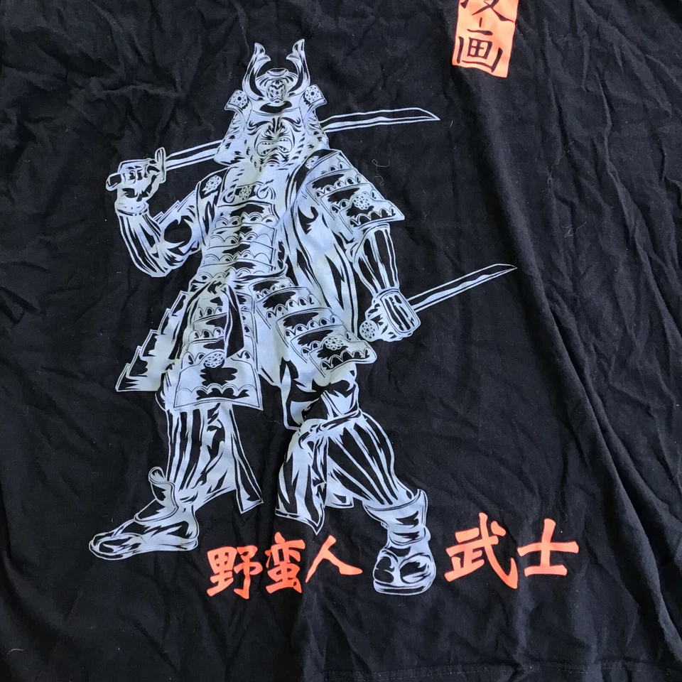 Camisa negra manga larga The Guardian The Samurai Way para hombre 3XL Foto 2 de 4