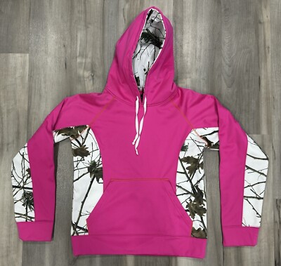 Women's Camo Hooded Sweatshirt - TrailCrest Cozy Pullover With Kangaroo Pockets - View #7