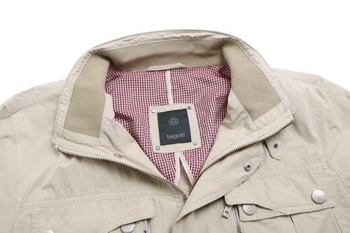 Bugatti Jacke Herren (Eu) 50 Reißverschluss Band Kragen Patch Taschen Leicht - Picture 5 of 11