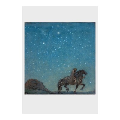 John Bauer - 'He did not rest for a moment ...': Poster (11.7'' x 16.5'')