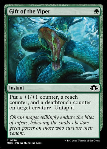 Gift of the Viper Modern Horizons 3 MTG NM