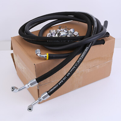#ad Universal For Hydroboost Power Brake Booster Steering Hose Hookup Fittings Kit $151.88