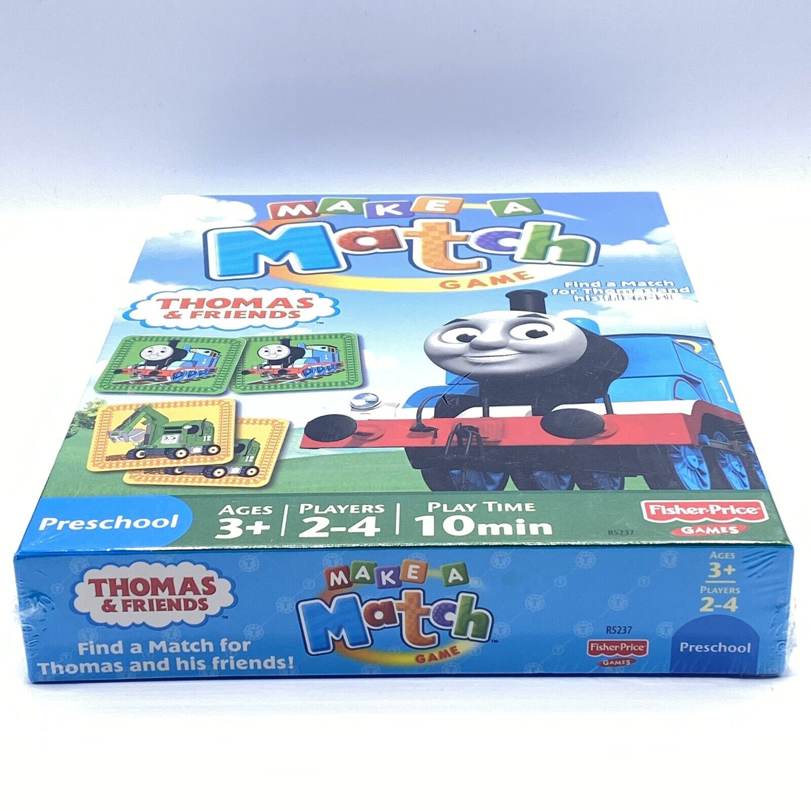 Fisher-Price Make-A-Match Card Game with Thomas & Friends Theme,  Multi-Level Rummy Style Play, Matching Colors, Pictures & Shapes, 56 Cards  for 2 to 4