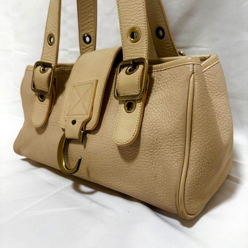 Chloe Shoulder Bag Beige Hand Bag Leather Strap Original Authentic Rare - Picture 3 of 11