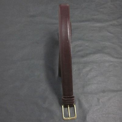 Coach Burgundy Leather Belt‎ with Brass Buckle Sz 34 COACH WOMEN main image 3