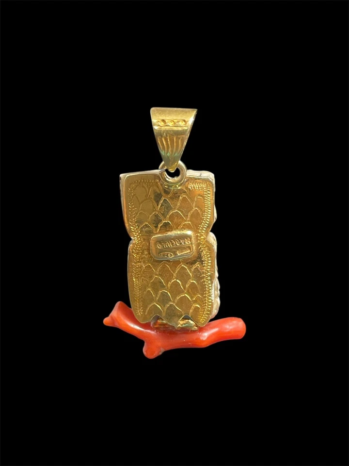 Ciondolo realizzato a mano gufo - Immagine 3 di 4