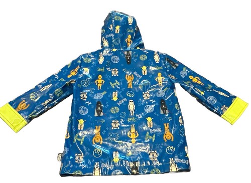 Star Wars Disney Store Rain Coat/Jacket Darth Vader/C3P0/Chewbacca/R2D2/Yoda 4T - Picture 6 of 6