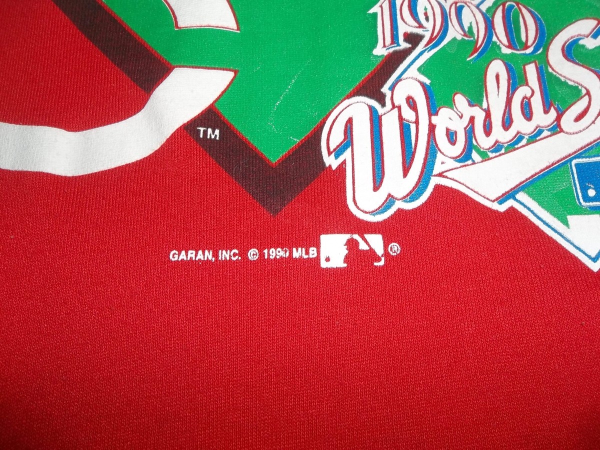 Cincinnati Reds 1990ワールドシリーズチャンピオン スウェット Vintage 1990 Cincinnati Reds World Series Champions Shirt