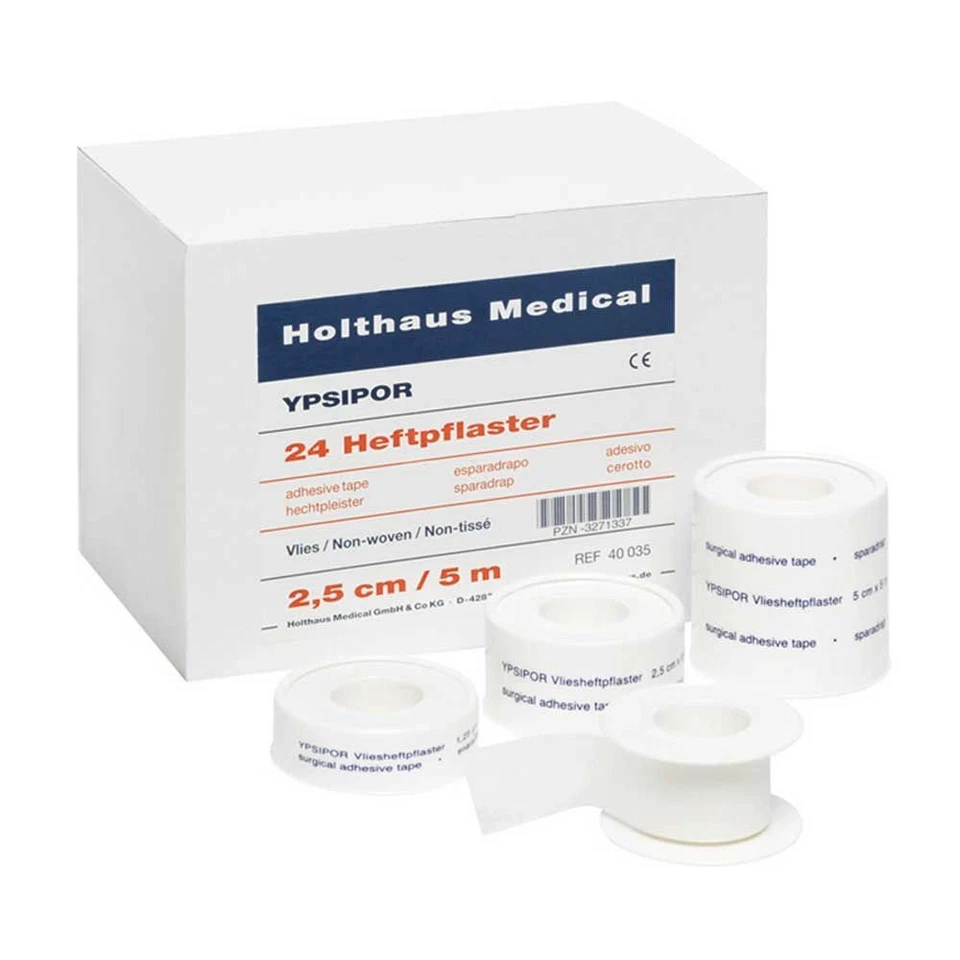 Holthaus Medical YPSIPOR Heftpflaster 2,5cm x 5m, Pflaster für Verbandskasten - Bild 1 von 1
