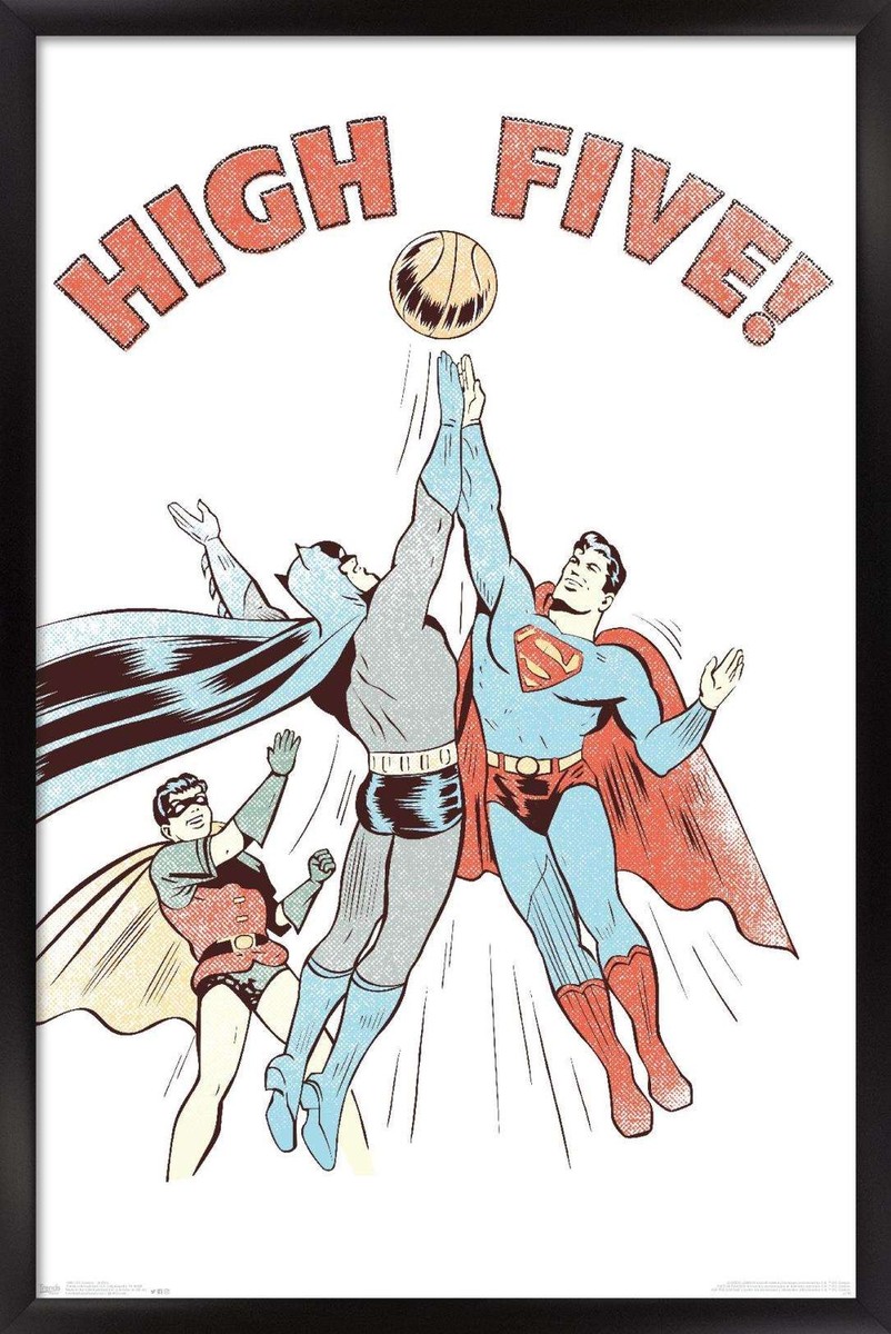 Face Magazine Run DMC ジャネット ベックマン ポスター DC Comics - Batman - Robin - Superman - High Five 14x22 Poster | eBay