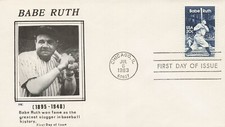 US 2046 FDC Babe Ruth Baseball MC