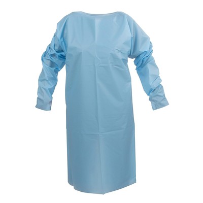 TIDIShield 8576A Polyethylene, Over-the-Head, Protective Gown ANSI/AAMI PB70