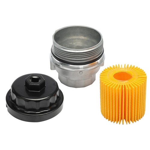 Aluminum Oil Filter Cap for Toyota Camry RAV4 4Runner Lexus ES300h GS450h Scion - Picture 7 of 8