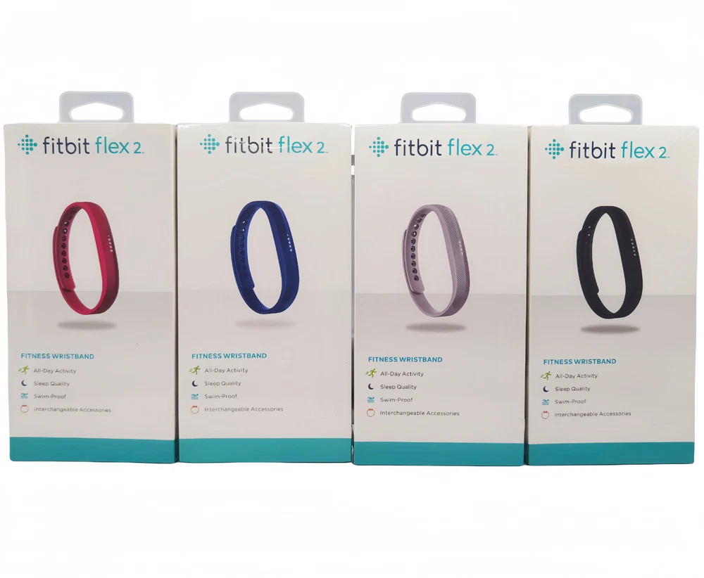 NEW Fitbit Flex 2 Health Activity Sleep Tracker Sports S & L Band Bluetooth