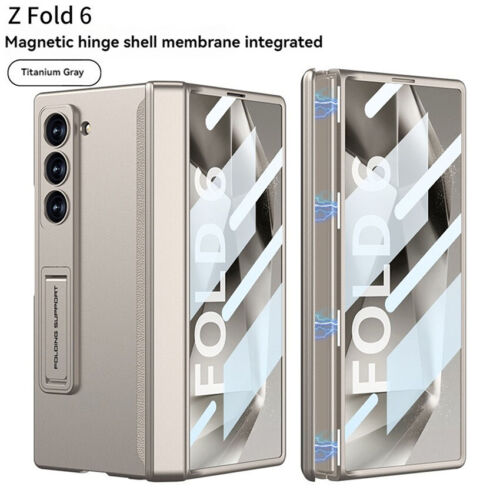 Stand Phone Case Folding Anti-Drop Phone Case Part for Samsung Galaxy Z Fold6 - Picture 8 of 28