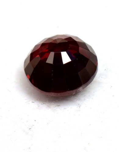 Piedra preciosa suelta de granate rojo natural corte redondo 8,20 quilates de Mozambique para anillo - Imagen 5 de 5