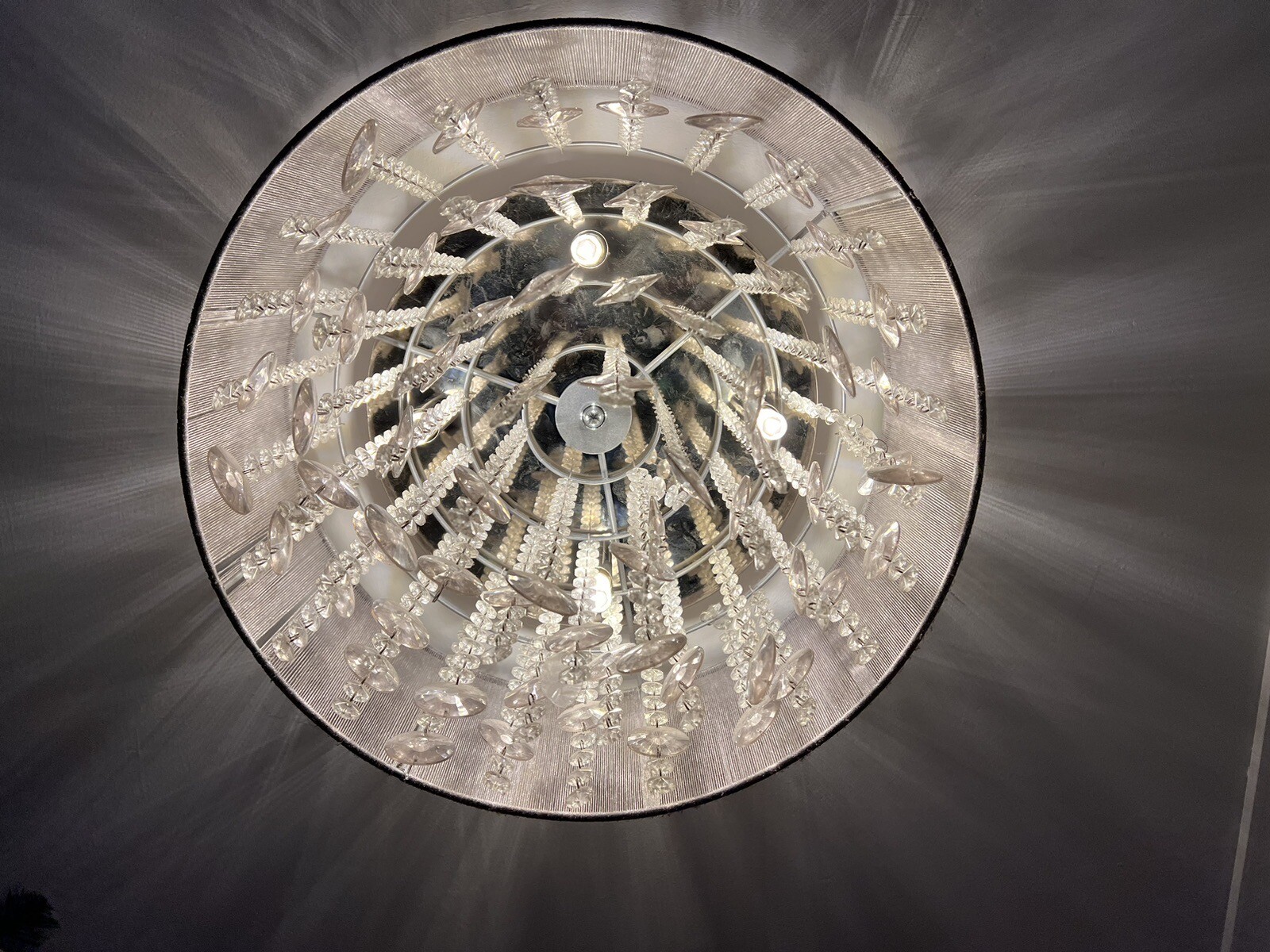 Next Palazzo Grey Flush Ceiling Light Fitting eBay