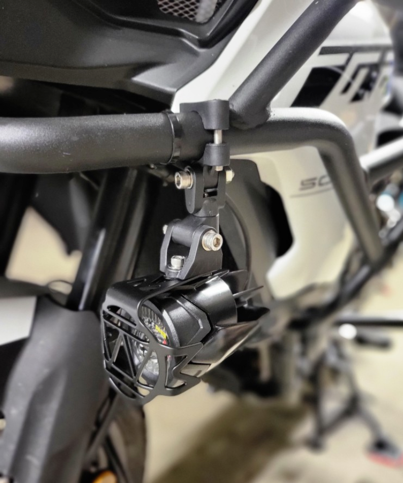 Complete LED Auxiliary Spot Foglight Assembly Kit - Benelli trk