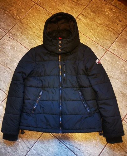 Superdry JPN Mountain Herren XXXL 3XL schwarz Kapuze dick warm Mantel Jacke sehr guter Zustand - Bild 5 von 8