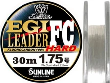 Sunline EGI Leader FC HARD Fluoro Leader #2.25-6 lb 30m Clear Made in Japan