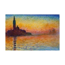 Claude Monet - San Giorgio Maggiore at Dusk Hand-painted Oil Painting Wall Art