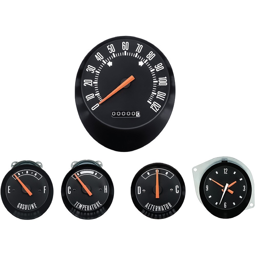 1970 Dodge Challenger Dash Gauges Standard w/Clock | eBay