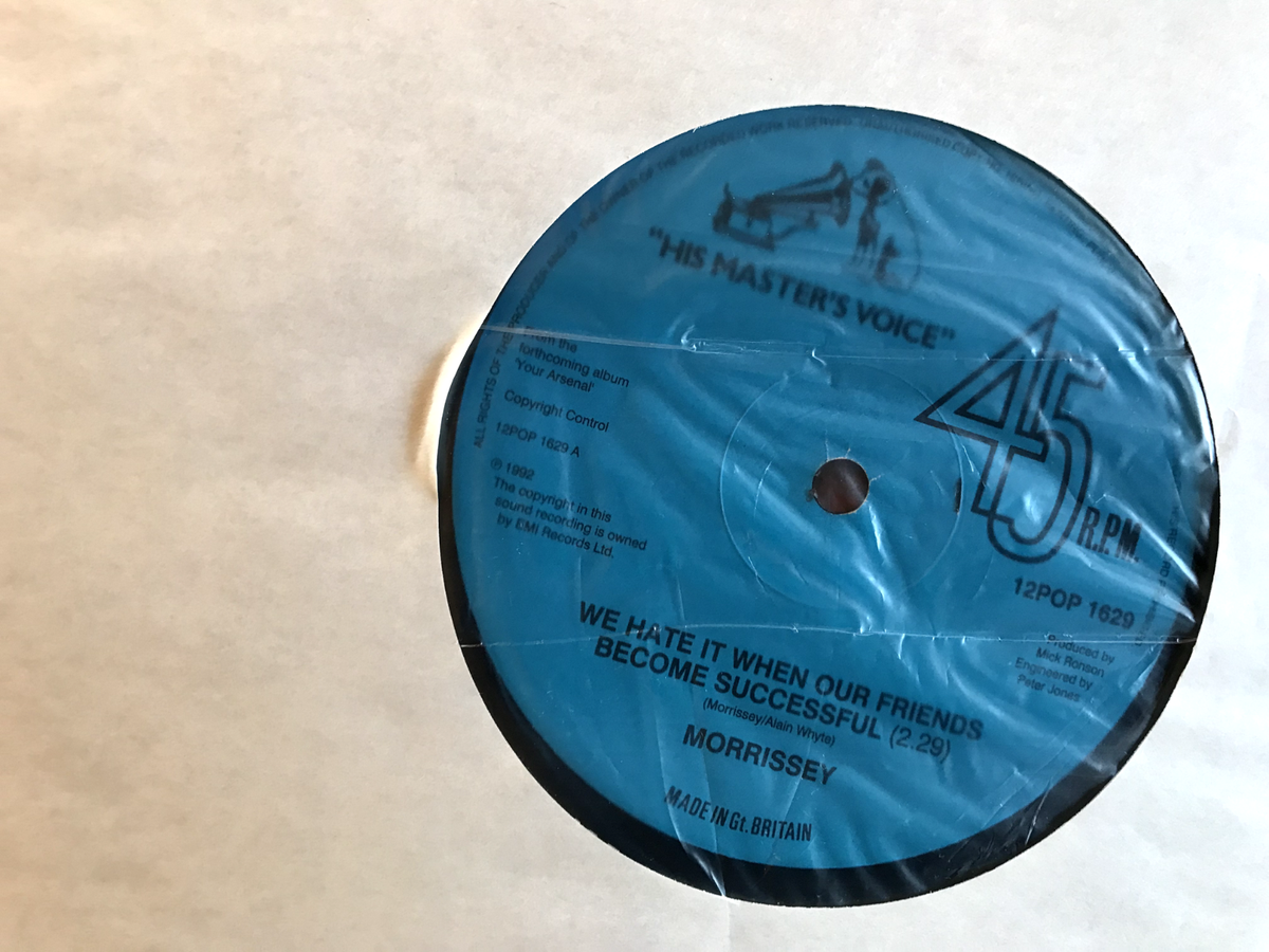 UK盤 7inch】MORRISSEY / We hate it when Morrissey – We Hate