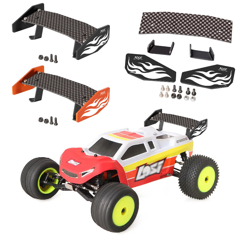 For LOSI 1/18 mini-T 2.0 RC Parts Rear Tail Wing Front Rear