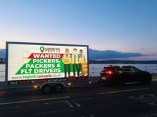 Backlit Advertising Trailer / Mobile Billboard Advertising / Outdoor Advertising