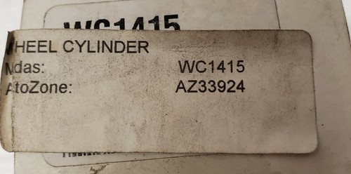 MIDAS WHEEL CYLINDER WC1415, AUTOZONE AZ33924 - Picture 6 of 6