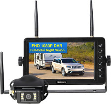 Wireless FHD 1080P RV Backup Camera  7" Monitor for Furrion Pre-Wired Systems