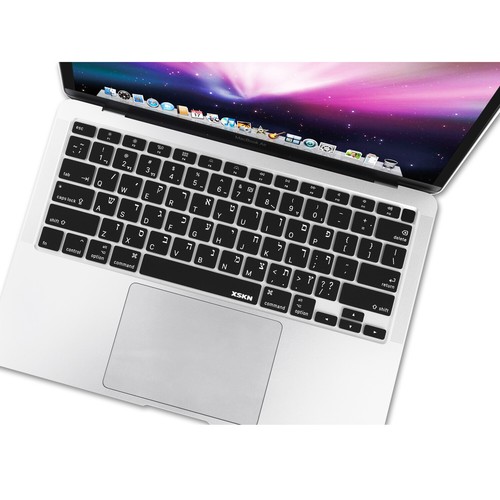 XSKN US Hebrew Keyboard Cover for Macbook Air 13.3 with Touch ID A2179 A2337 M1 - Picture 12 of 22