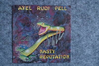 Axel Rudi Pell - Nasty Reputation CD Album signed / autograph / signiert