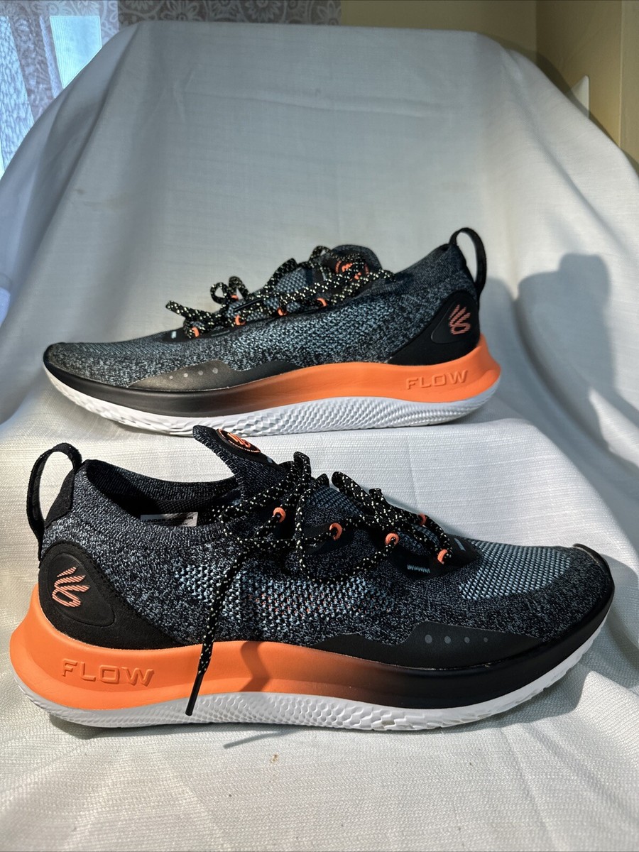 Under Armour Curry Flow Go BLACK FRESCO BLUE Shoes Blue Mens size